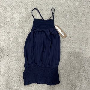 NWT DO + BE Navy Top